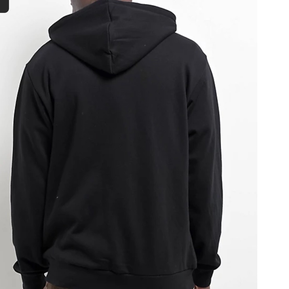 Cookies black original chenille appliqué zip front pockets M sweatshirt hoodie - Picture 2 of 16